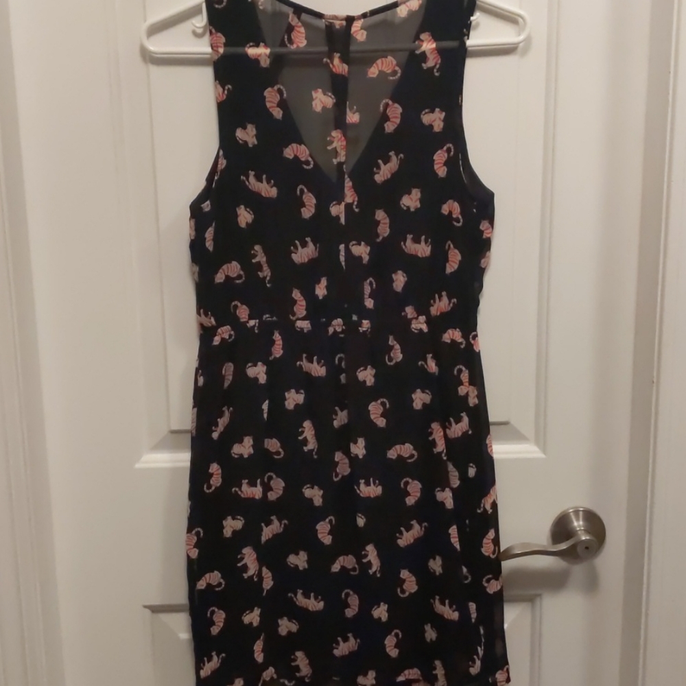 Tiger pattern mini dress - Picture 6 of 7